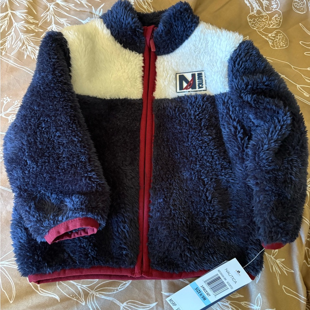 Nautica Blue Fleece Jacket